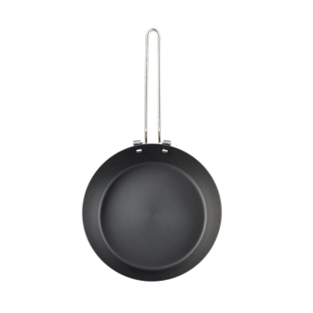 JAV GSI Carbon Steel Frypan 25 cm – anglinio plieno keptuvė su sulankstoma rankena