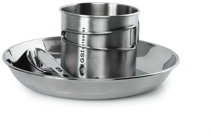 JAV GSI Glacier Stainless 1 asmens komplektas