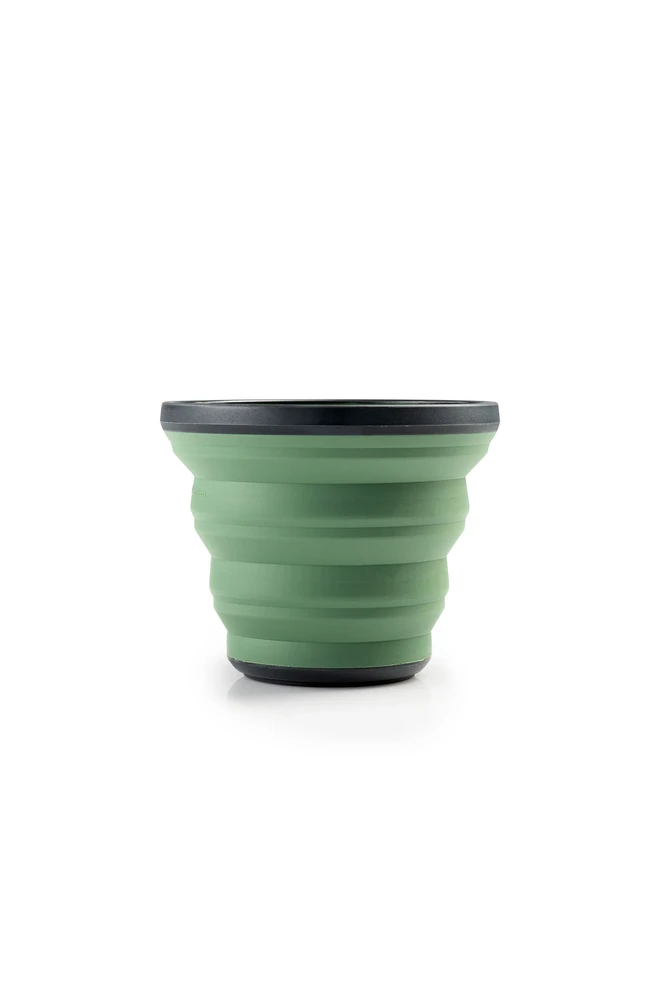 JAV GSI Outdoors Escape 15 fl oz sulankstomas puodelis 444 ml – žalias
