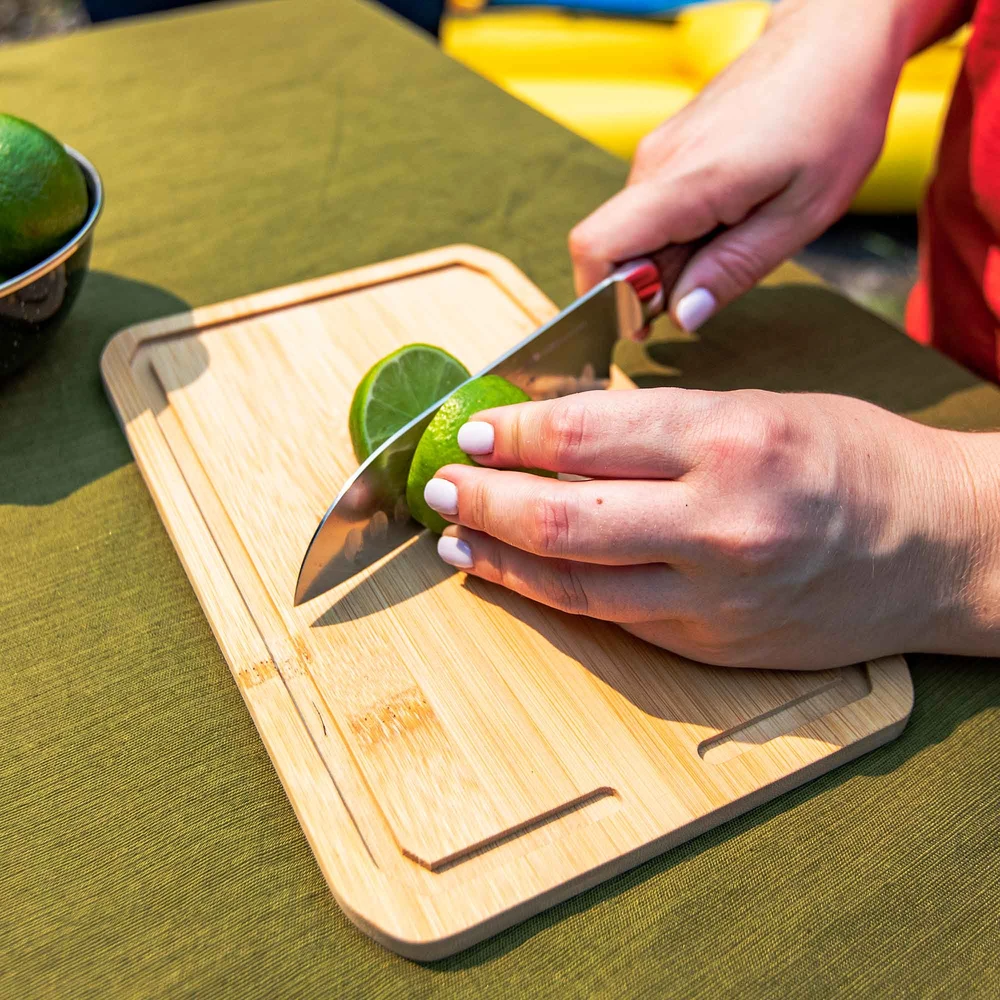 JAV GSI Outdoors Rakau Bamboo Cutting Board bambukinė pjaustymo lentelė