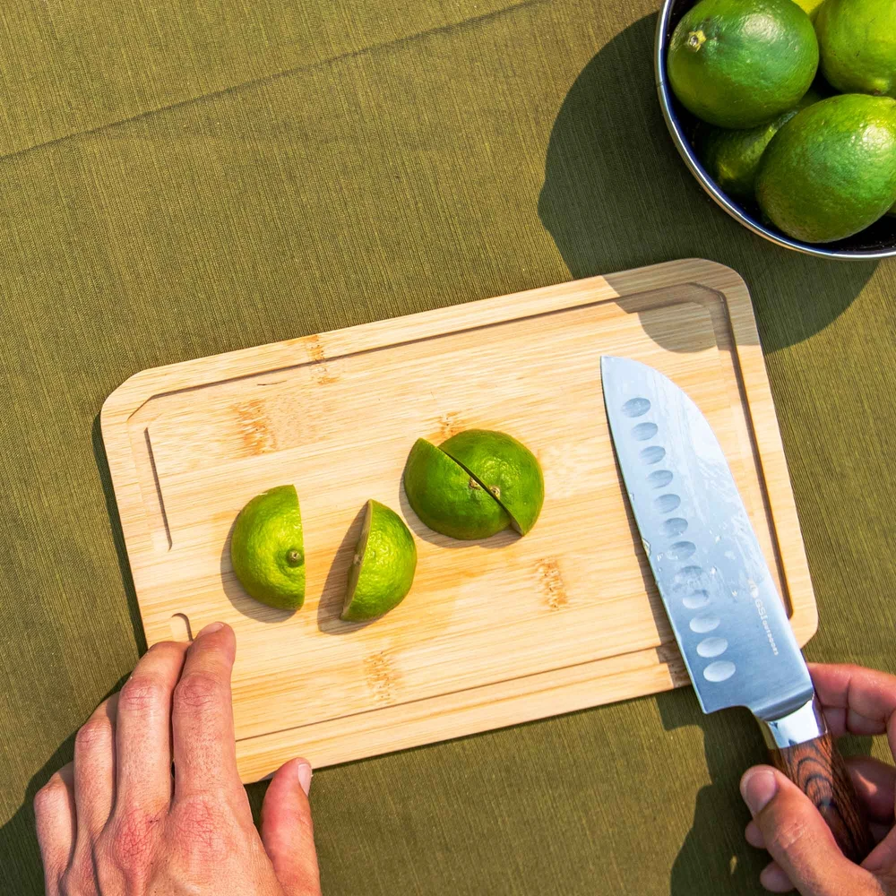 JAV GSI Outdoors Rakau Bamboo Cutting Board bambukinė pjaustymo lentelė