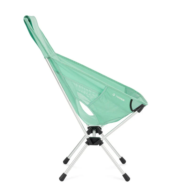 JAV Helinox Chair One High-Back (re) biscay žalias sudedama kėdė