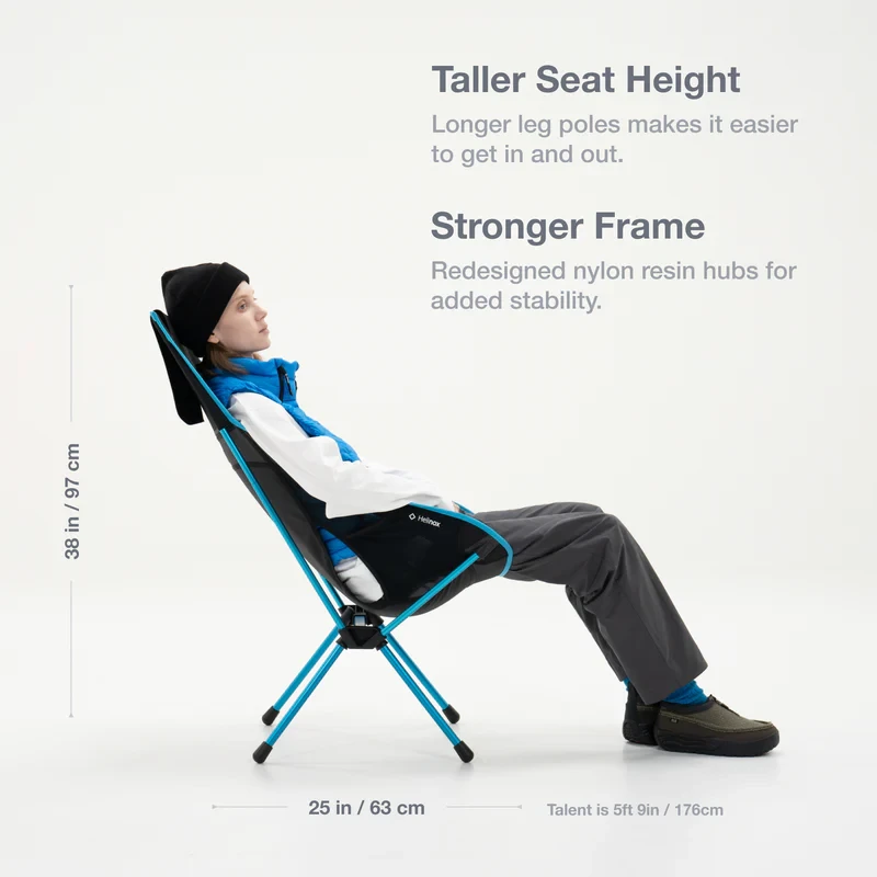 JAV Helinox Sunset Chair (re) Biscay žalias kėdė