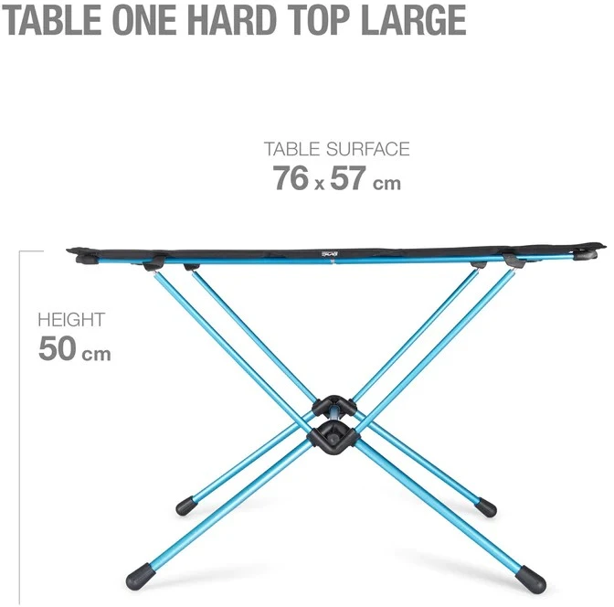 Turistinis stalas Helinox Table One Hard Top Large - Juoda