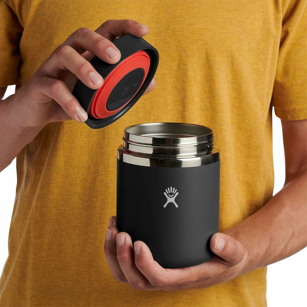 JAV Hydro Flask Food Jar 828 ml juodas maistinis termosas