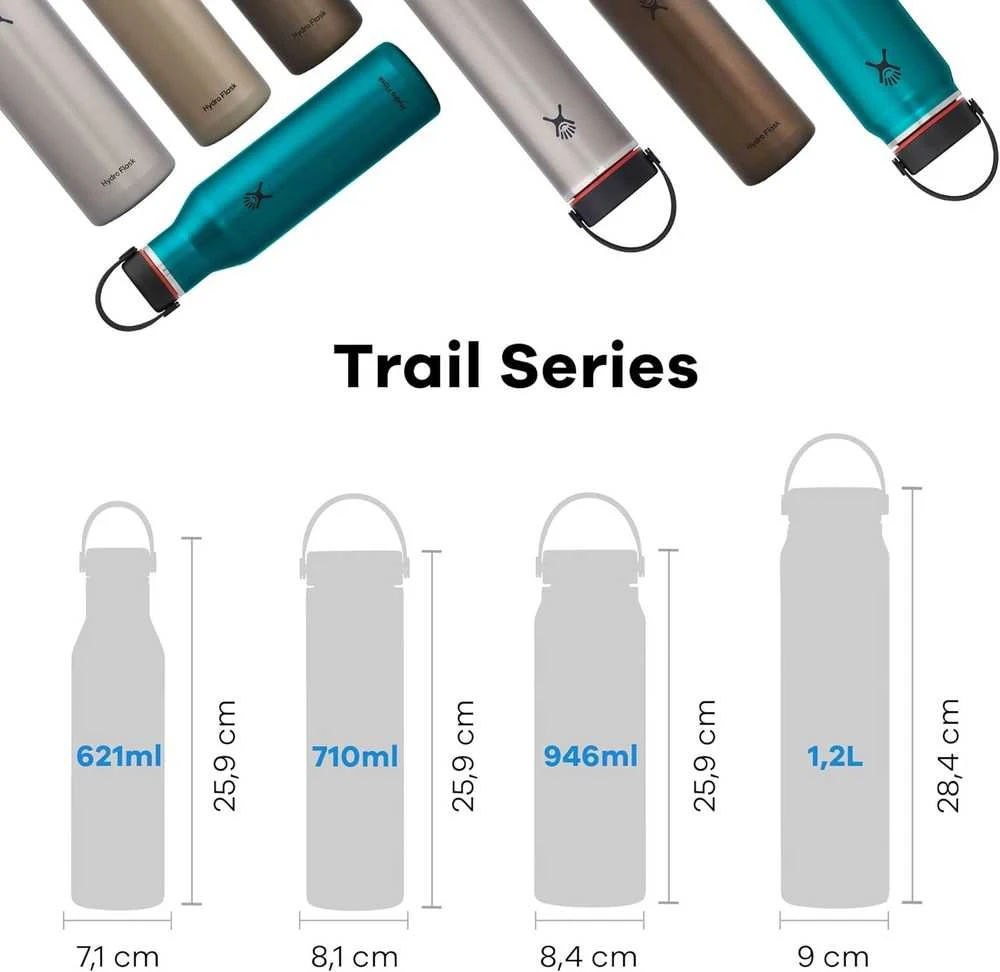 JAV Hydro Flask Trail series Lightweight 946 ml jasper termosinė gertuvė