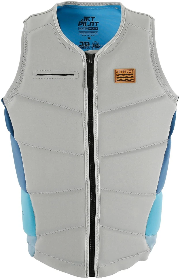 JAV Jetpilot JB O'Neill Comp Vest Pilkas – smūgius amortizuojanti wakeboard liemenė - M - Pilka