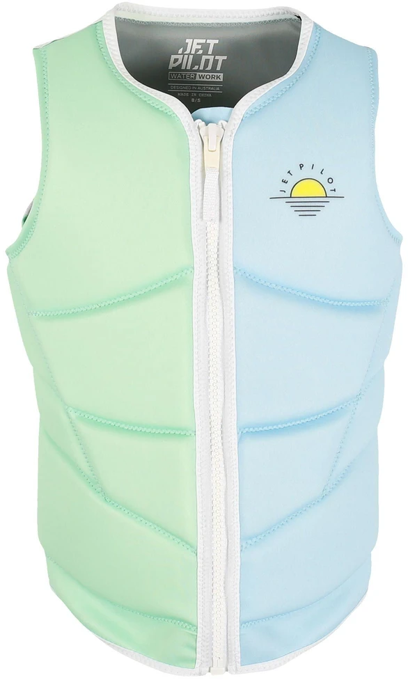 JAV Jetpilot Pacer X1 Ladies Neo Mint/Mėlyna Impact liemenė JA24209CE - S