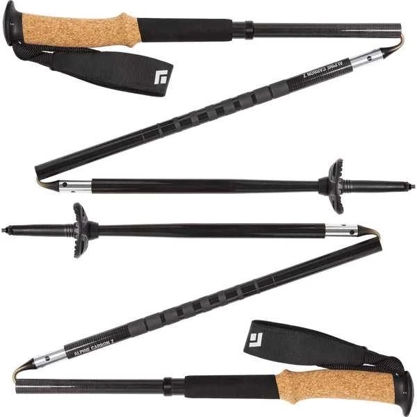 Black Diamond JAV Juodas Diamond Alpine Carbon Z lazdos - 100 cm