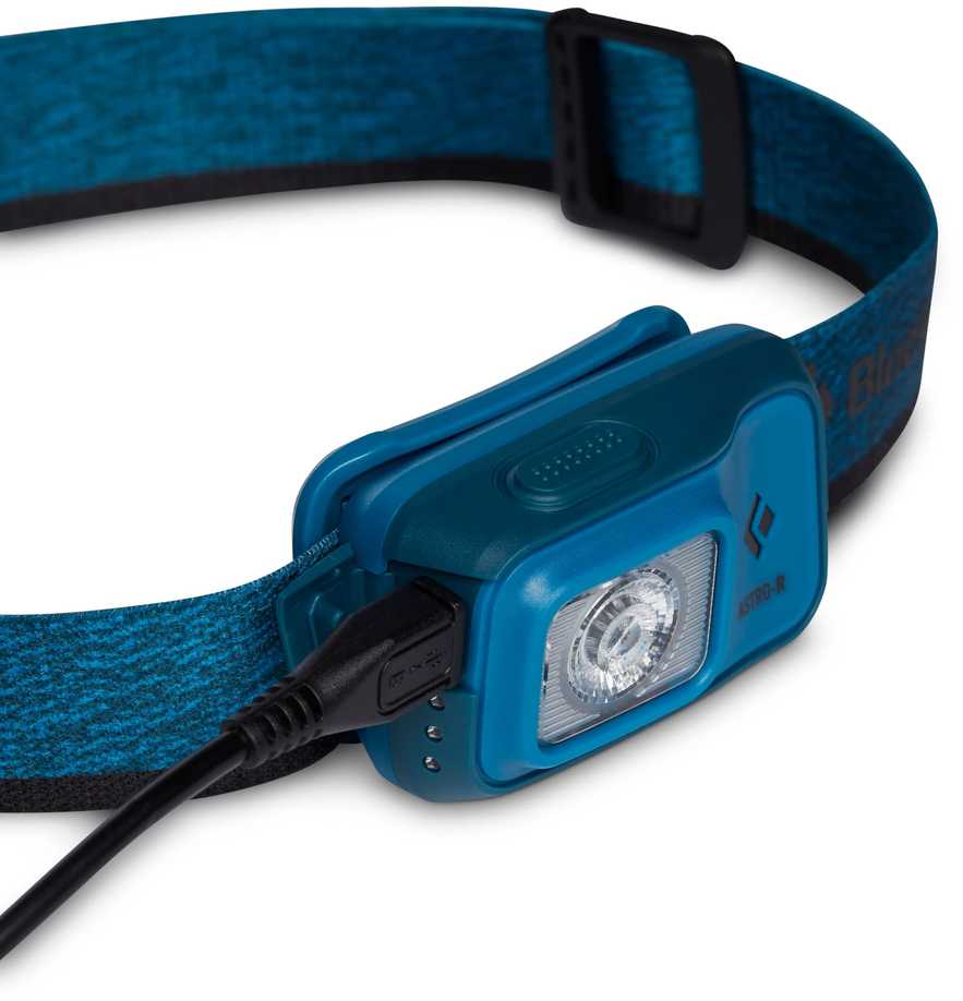 Black Diamond Juodas Diamond Juodas Diamond Astro 300-R Mėlyna Headband prožektorius