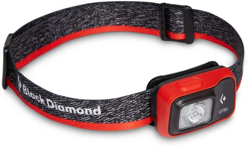 Black Diamond Juodas Diamond Juodas Diamond Cosmo 350 Juodas, Raudona Headband prožektorius