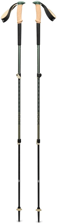 Black Diamond Juodas Diamond Juodas DIAMOND Trail Cork Trekking Poles laurel žalias