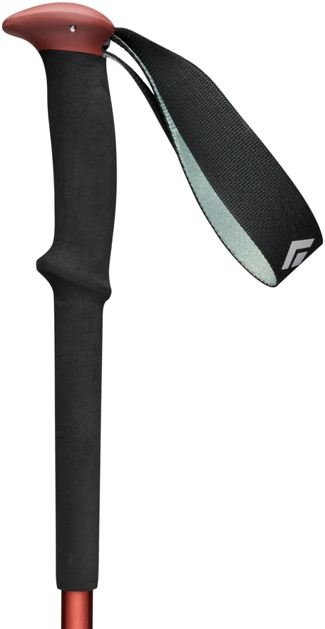 Black Diamond Juodas Diamond Trekking poles Juodas Diamond Trail Trekking Poles Iron Raudona