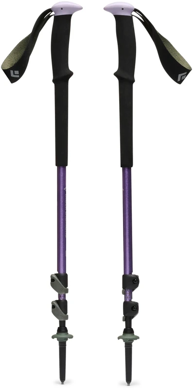 Black Diamond JAV Juodas Diamond Trail soft lilac ėjimo lazdos