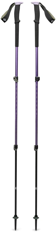 Black Diamond JAV Juodas Diamond Trail soft lilac ėjimo lazdos