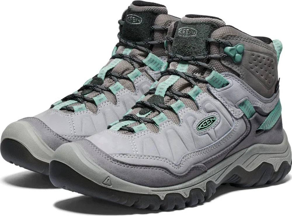JAV Keen TARGHEE IV MID WP womens alloy granite/žalias avalynė