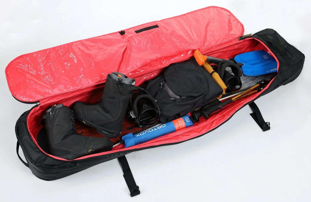 JAV NITRO Tracker Wheelie Board Bag 90 l snieglenčių dėklas su ratukais
