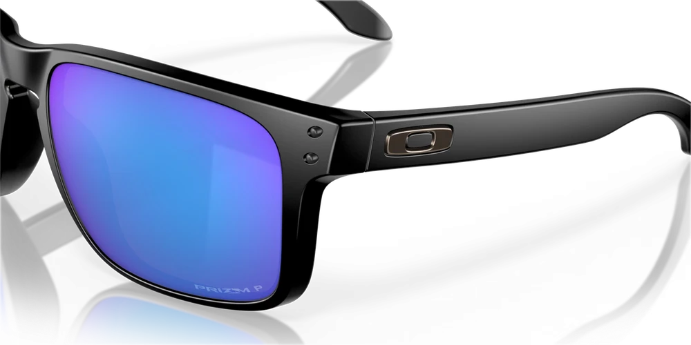 JAV Oakley Holbrook Matte Juodas/Prizm Sapphire Polerizuoti saulės akiniai