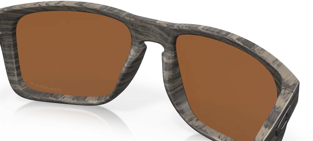 JAV Oakley Holbrook XL woodgrain Prizm tungsten polarized akiniai