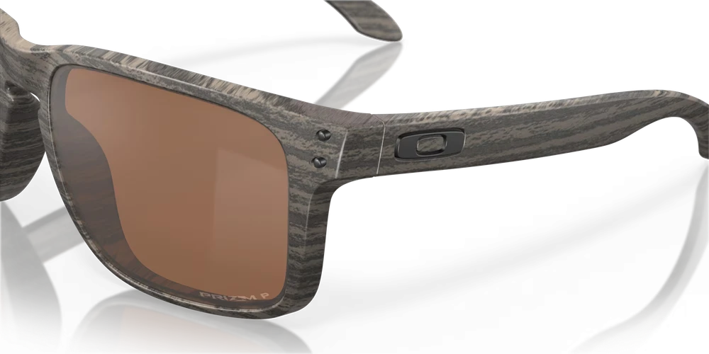 JAV Oakley Holbrook XL woodgrain Prizm tungsten polarized akiniai
