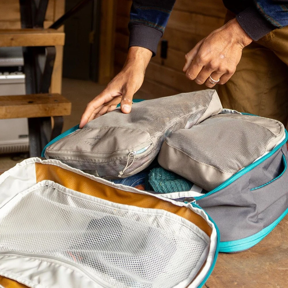 Kelioninis JAV Osprey Daylite Packing cubes set juodas pakavimo maišeliai