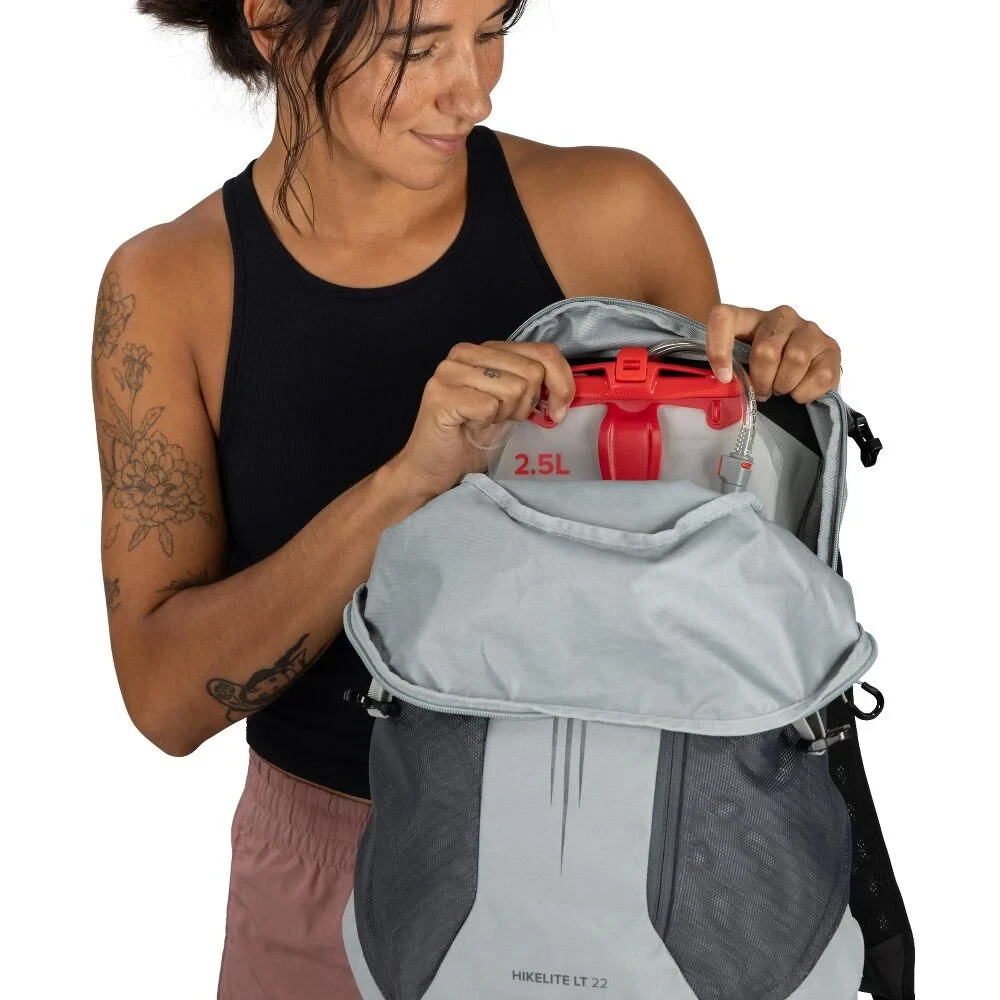 JAV Osprey Hikelite LT 22 Sidabrinis Lining – 22 l žygio kuprinė