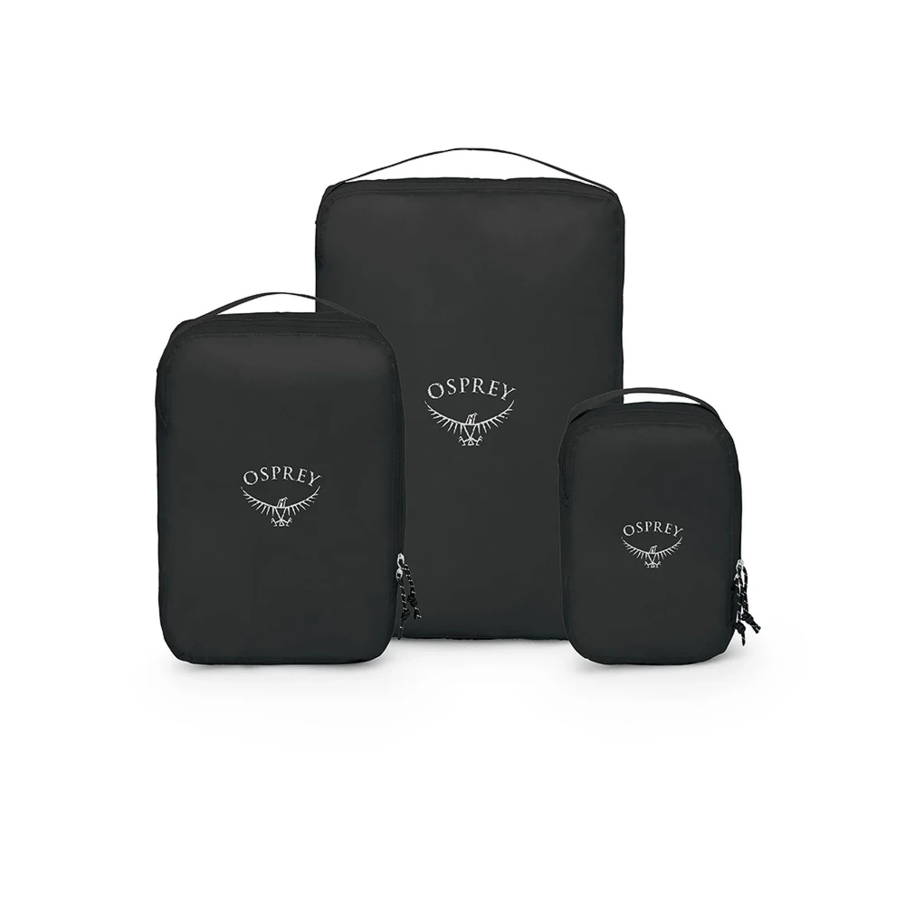 JAV Osprey Ultralite Packing cubes set juodas pakavimo maišeliai