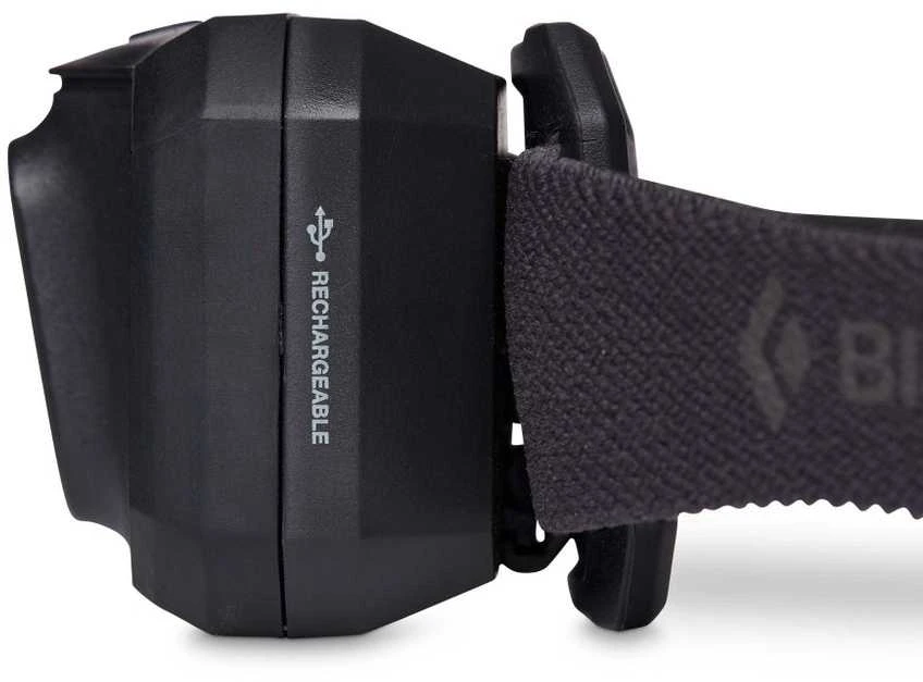 Black Diamond JAV Juodas Diamond Storm 500-R prožektorius