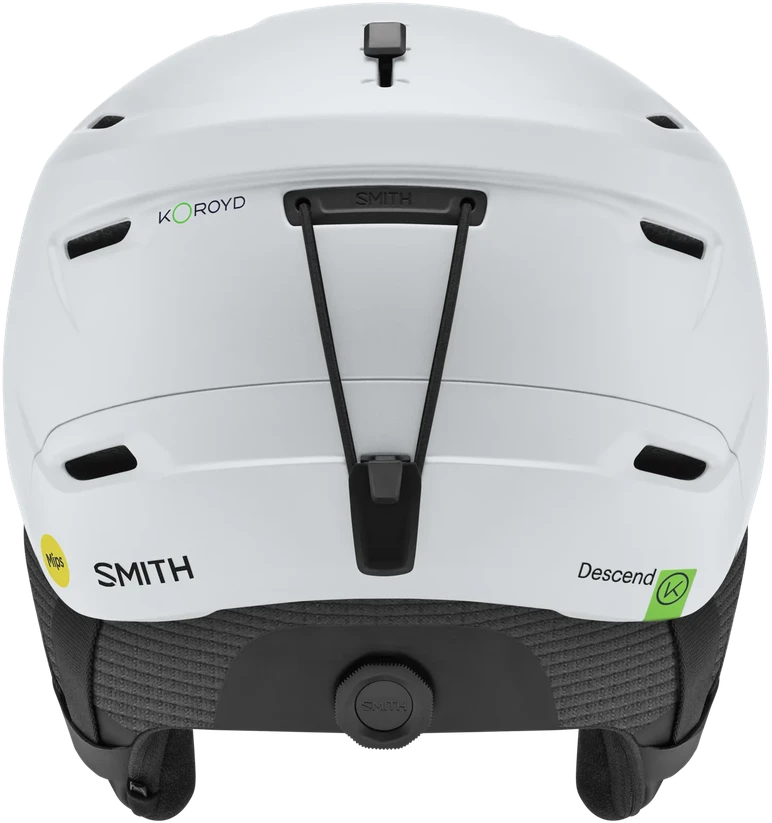 JAV Smith Descend MIPS matte baltas slidinėjimo šalmas - XL–(63 -67cm)