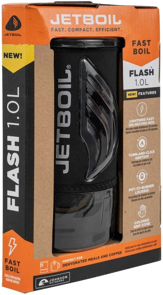 Jetboil Flash 1.0 L Fast Boil system juodas viryklė