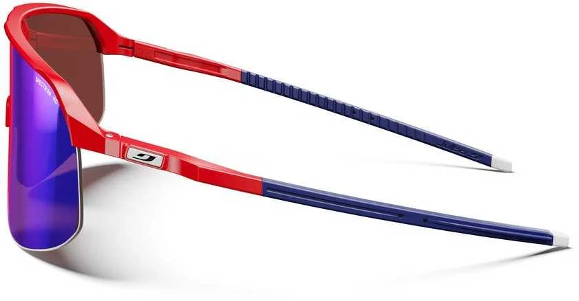 Julbo Density sportiniai akiniai raudonu rėmeliu