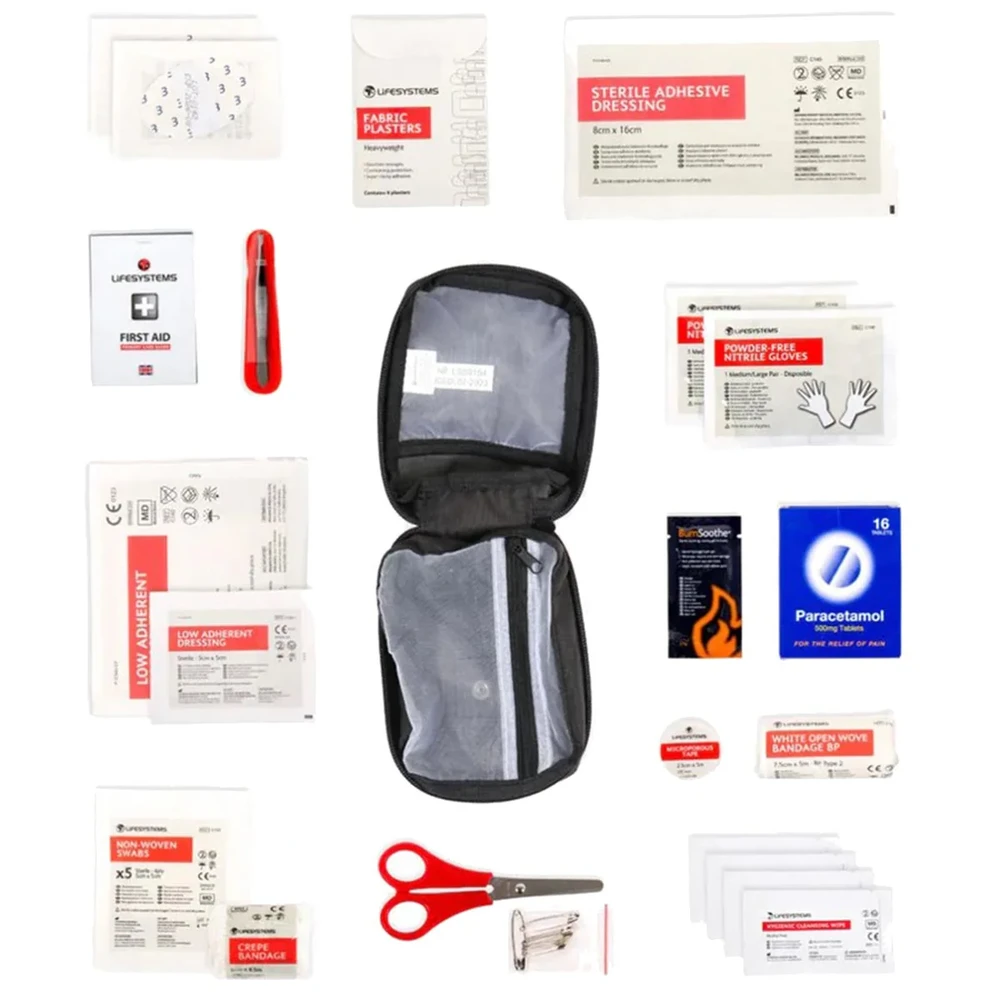 Jungtine Karalyste Lifesystems Trek First Aid Kit Camo vaistinėlė