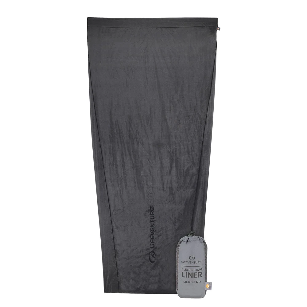 Miegmaišio įdėklas Lifeventure Silk Sleeping Bag Liner Rectangular - Stačiakampis