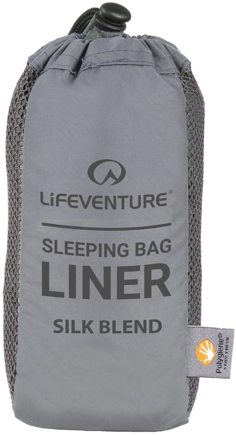 Miegmaišio įdėklas Lifeventure Silk Sleeping Bag Liner Rectangular - Stačiakampis