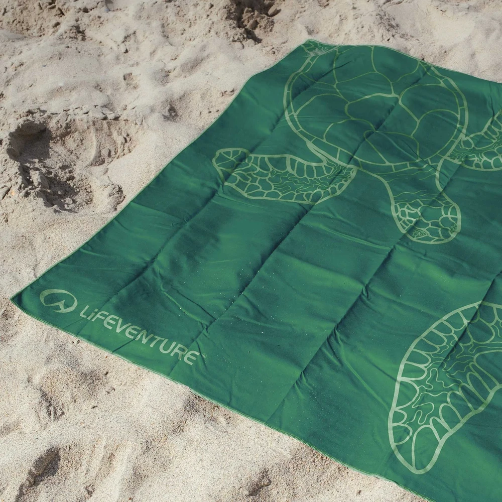 Kelioninis rankšluostis Lifeventure Recycled SF Rankšluostis Rainbow Turtle Giant - Giant