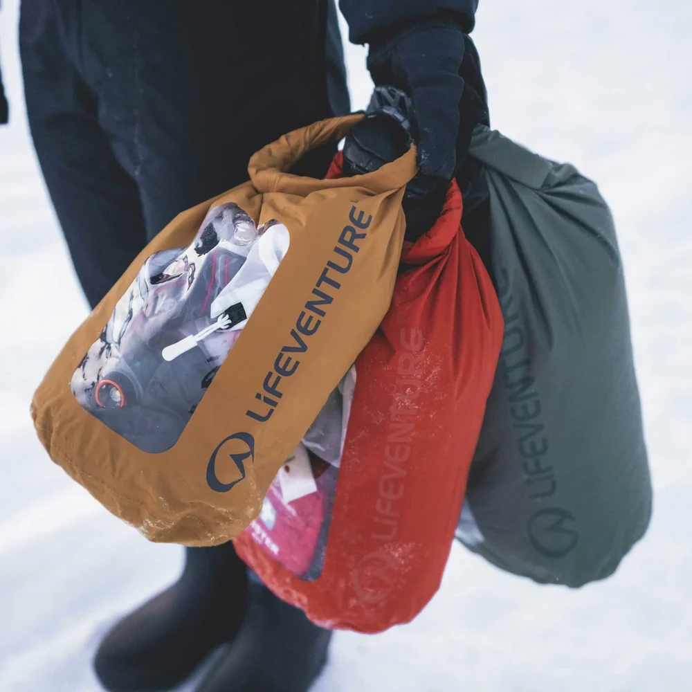 Jungtine Karalyste Vandeniui atsparių maišų rinkinys Lifeventure Stormlight Window Dry Bag Multipack