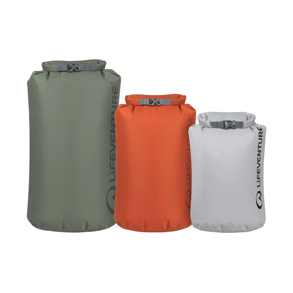 Jungtine Karalyste Neperšlampamų maišų rinkinys Lifeventure Stormlight Dry Bag Multipack