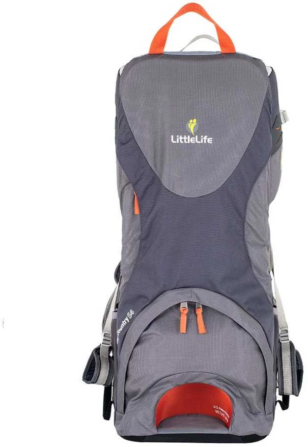 Jungtine Karalyste LittleLife Cross Country S4 child carrier pilkas nešyklė vaikams