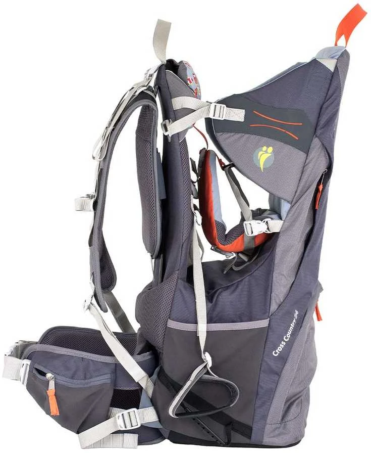 Jungtine Karalyste LittleLife Cross Country S4 child carrier pilkas nešyklė vaikams