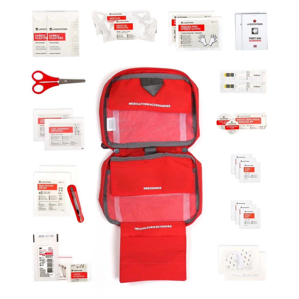Jungtine Karalyste Lifesystems Traveller First Aid Kit kelioninis pirmosios pagalbos rinkinys