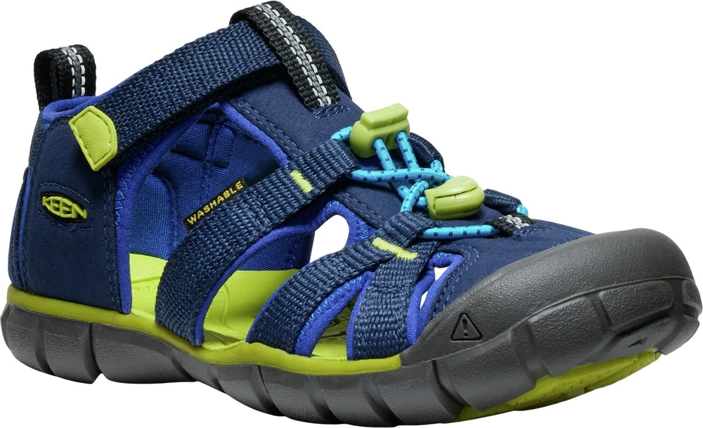 KEEN Seacamp II CNX Little Kid vaikiškos basutės – Naval Academy/Chartreuse