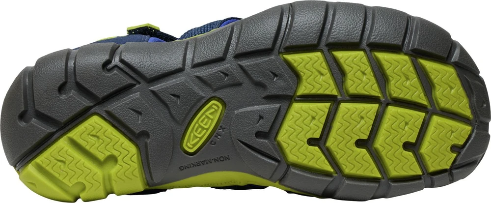 KEEN Seacamp II CNX Little Kid vaikiškos basutės – Naval Academy/Chartreuse