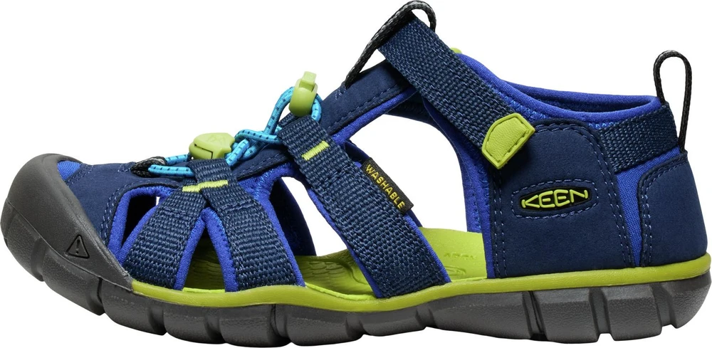KEEN Seacamp II CNX Little Kid vaikiškos basutės – Naval Academy/Chartreuse