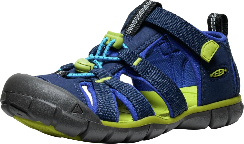 KEEN Seacamp II CNX Little Kid vaikiškos basutės – Naval Academy/Chartreuse