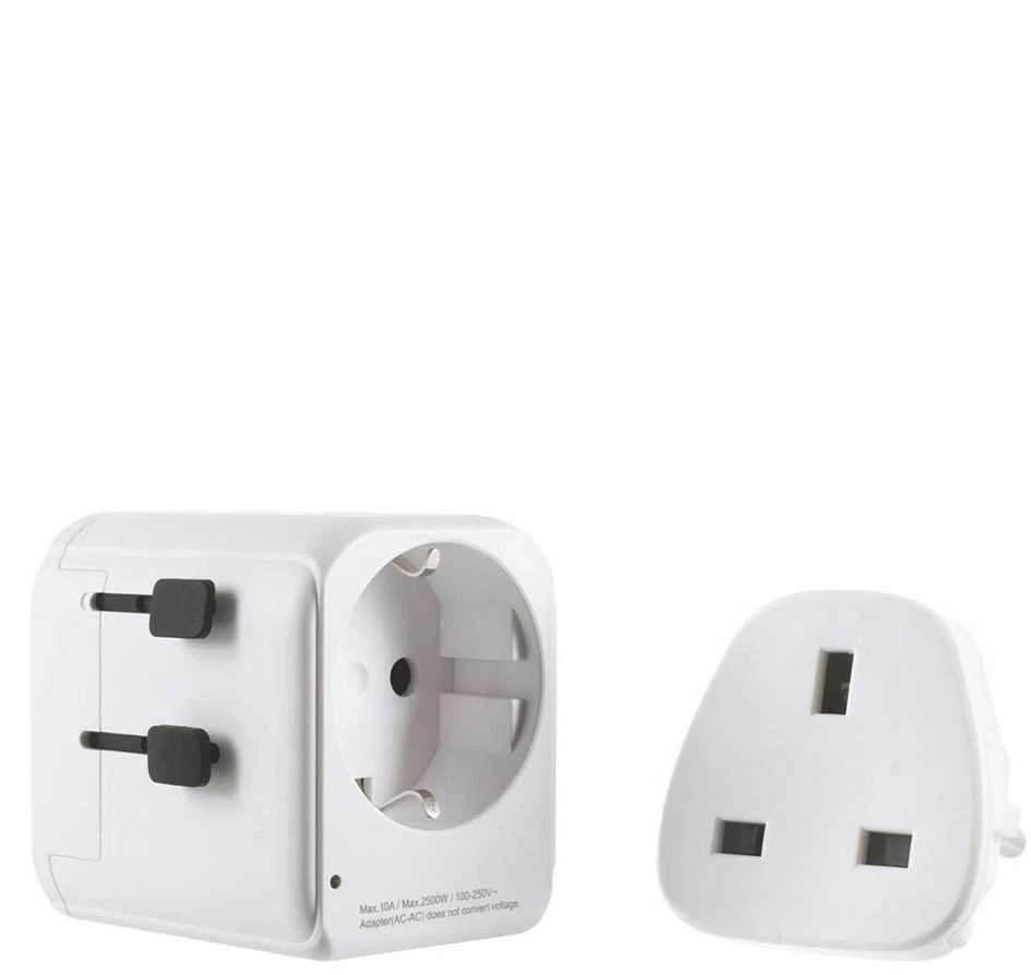 Jungtine Karalyste Kelioninis adapteris Lifeventure USB UK- World Travel Adapteris