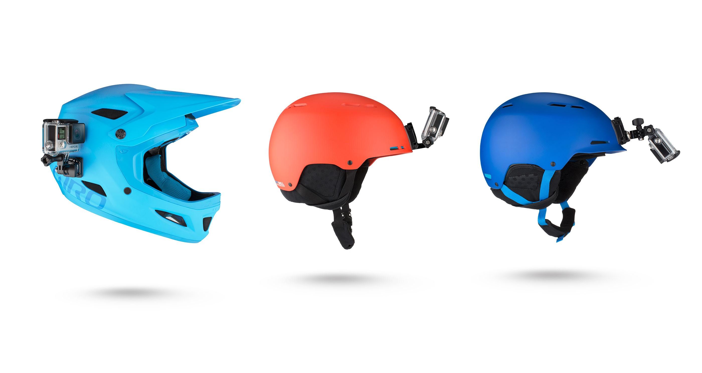 Laikiklis GoPro Helmet Front + Side Mount