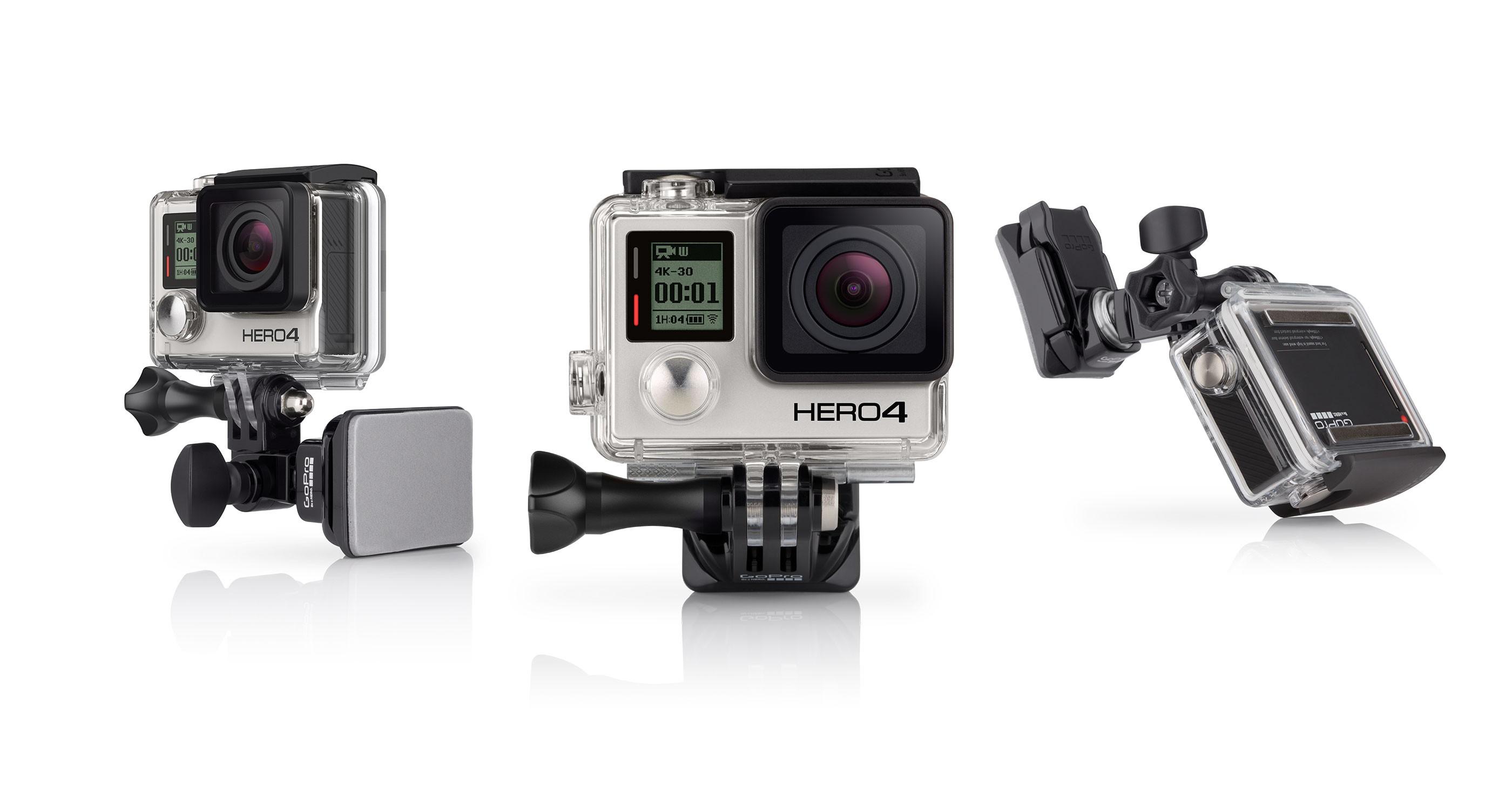 Laikiklis GoPro Helmet Front + Side Mount