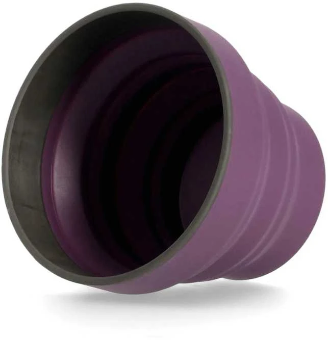 Jungtine Karalyste Lifeventure Flexi Mug violetinė sulankstomas puodelis