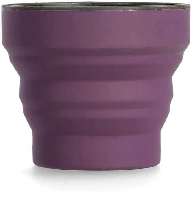 Jungtine Karalyste Lifeventure Flexi Mug violetinė sulankstomas puodelis