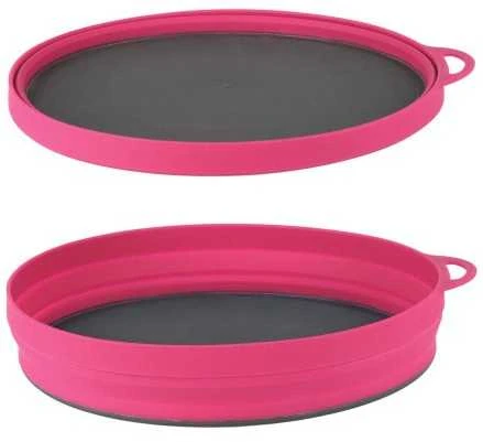 Jungtine Karalyste Lifeventure Flexi plate pink sulankstoma lėkštė